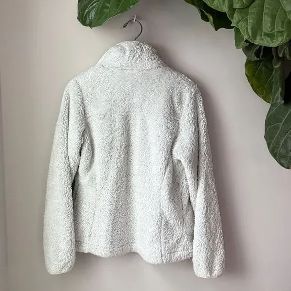 Columbia Gray Cloudy Day Fuzzy Soft Fleece Full Zip Jacket - Picture 6 of 6